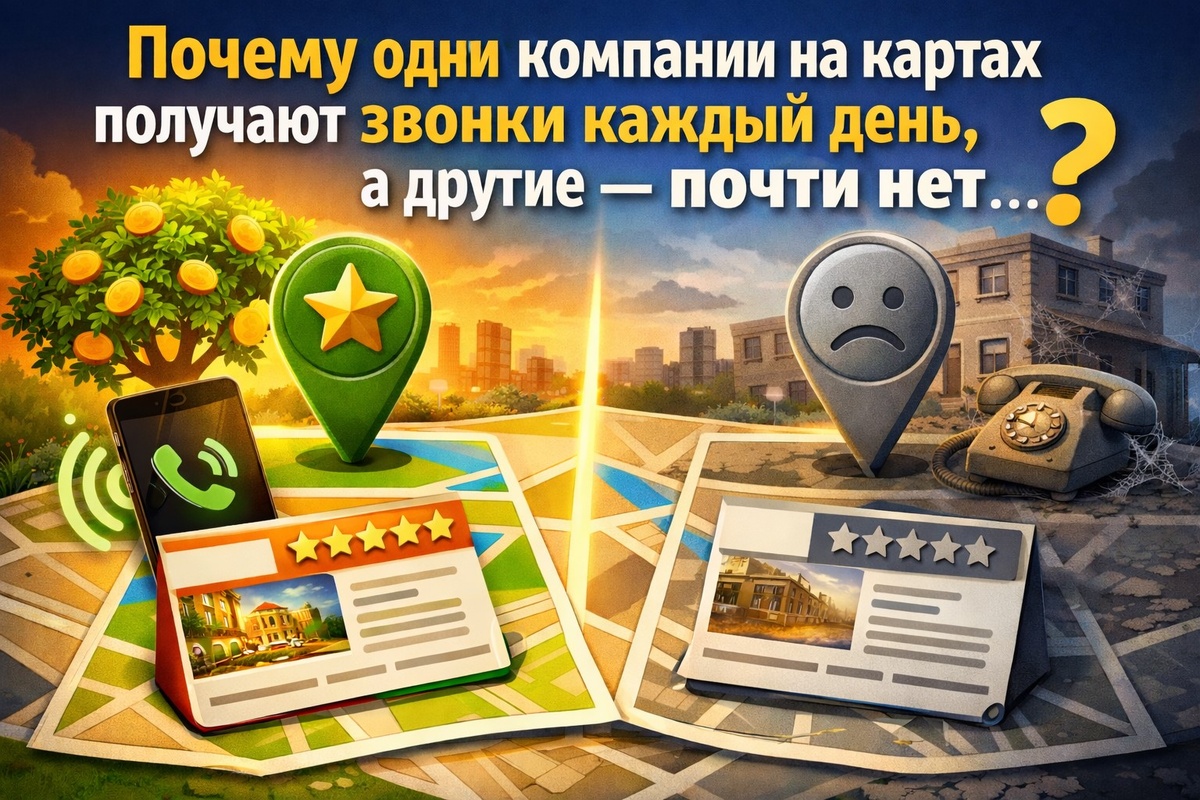 Почему одни компании на картах получают звонки каждый день, а другие — почти нет 