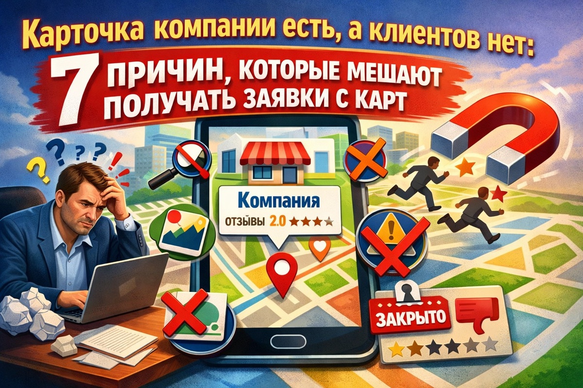 7 причин, которые мешают получать заявки с карт