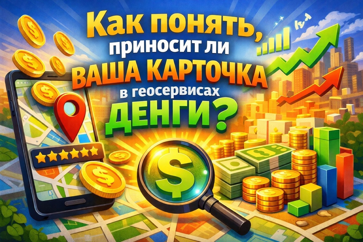 Как понять, приносит ли ваша карточка в геосервисах реальные деньги, а не просто просмотры 