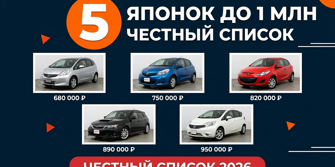 5 японок до 1 млн. Честный список