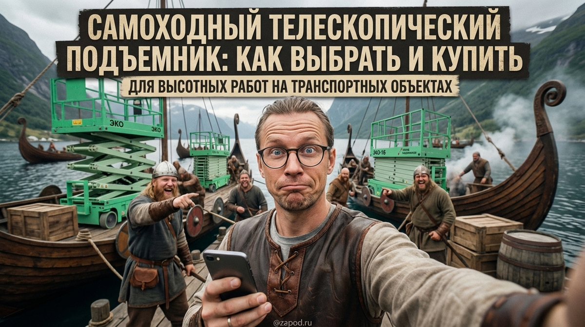    Выбор и покупка самоходного телескопического подъемника для работы на высоте admin