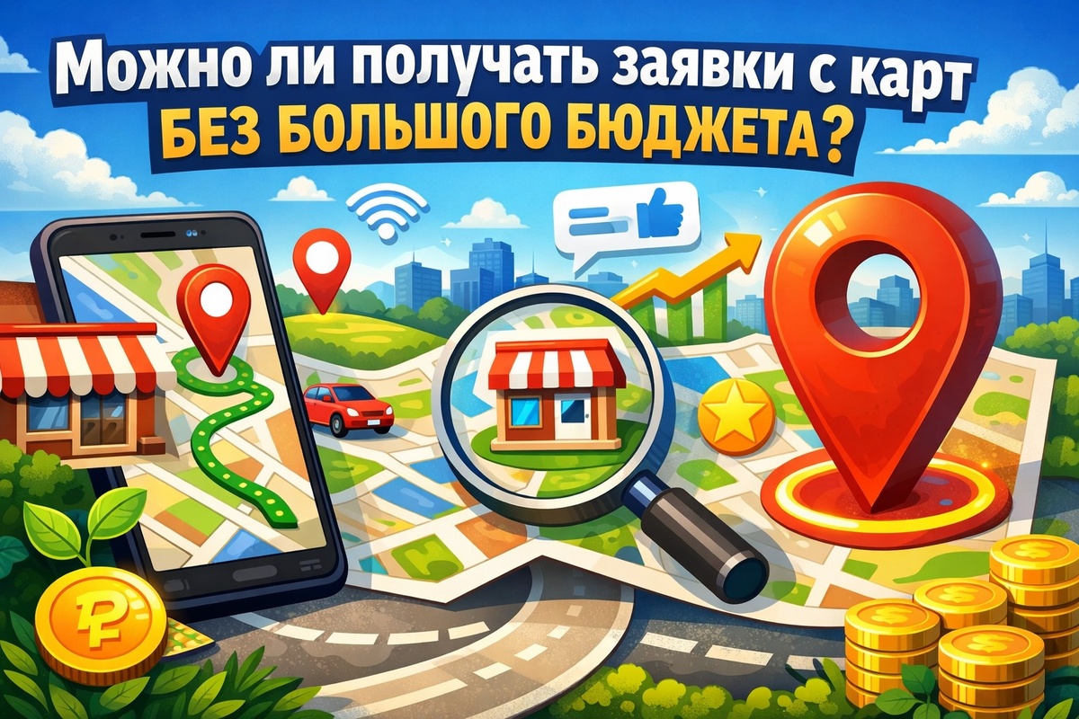 Можно ли получать заявки с карт без большого рекламного бюджета 