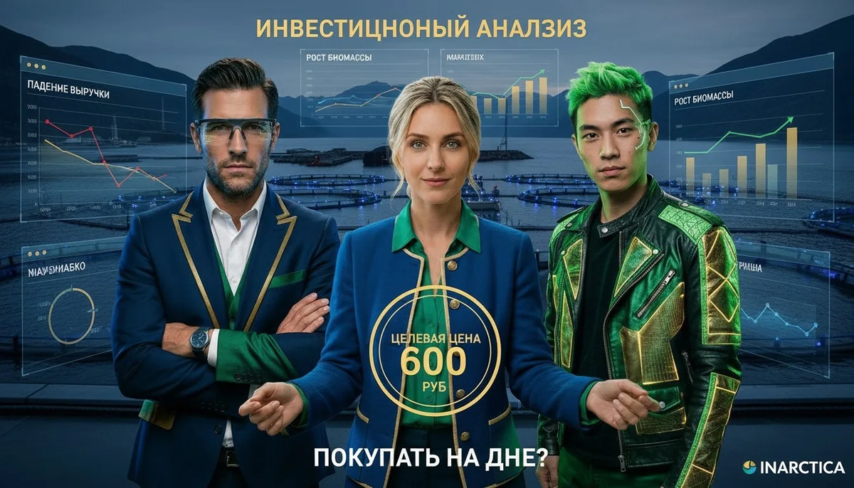Инарктика: слабый отчёт, но рыба в воде растёт. Покупать на дне?