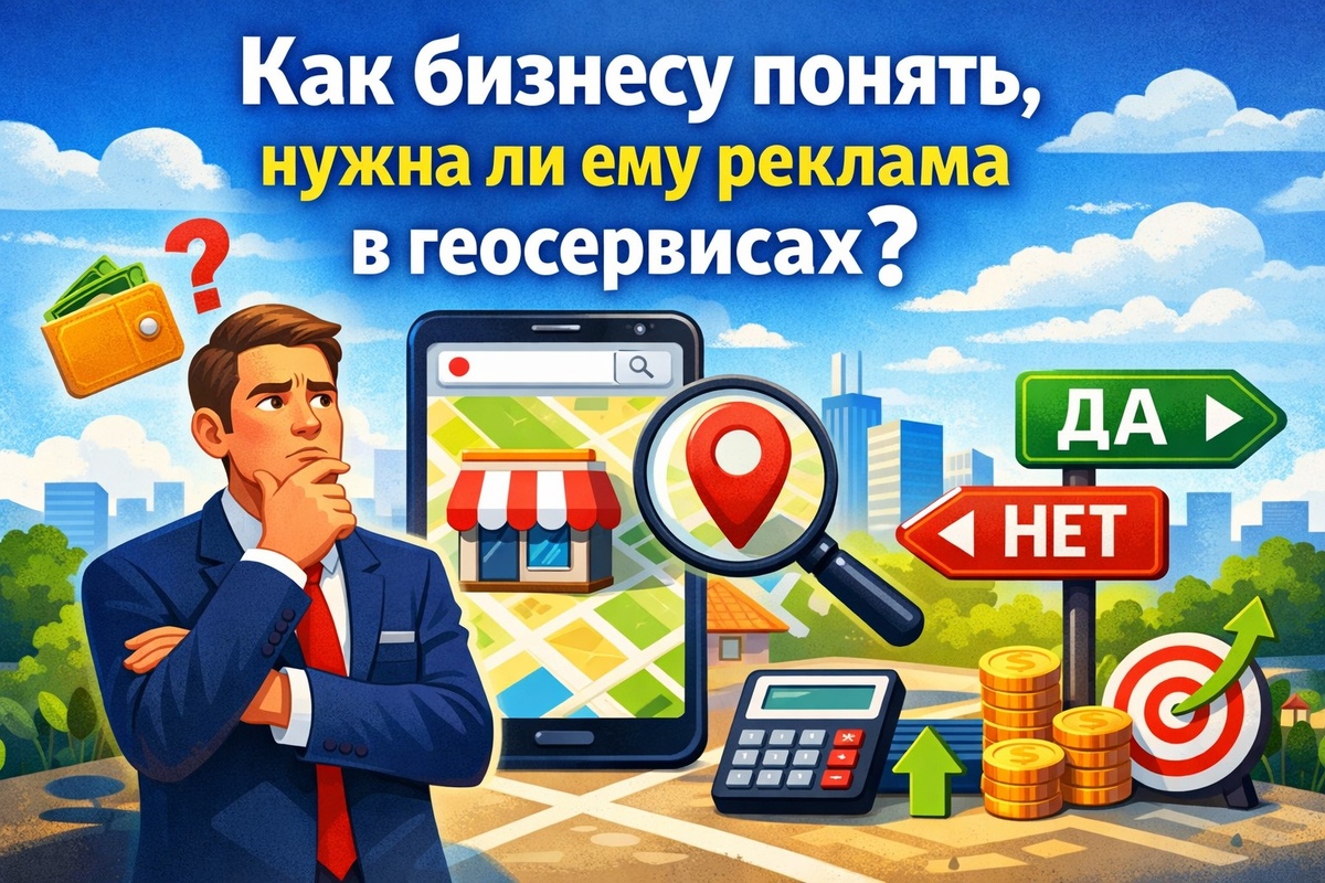 Как бизнесу понять, нужна ли ему реклама в геосервисах вообще 