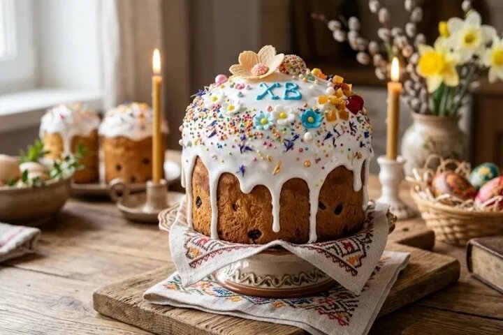    Глазурь для кулича, которая не осыпается: 3 удачных рецепта