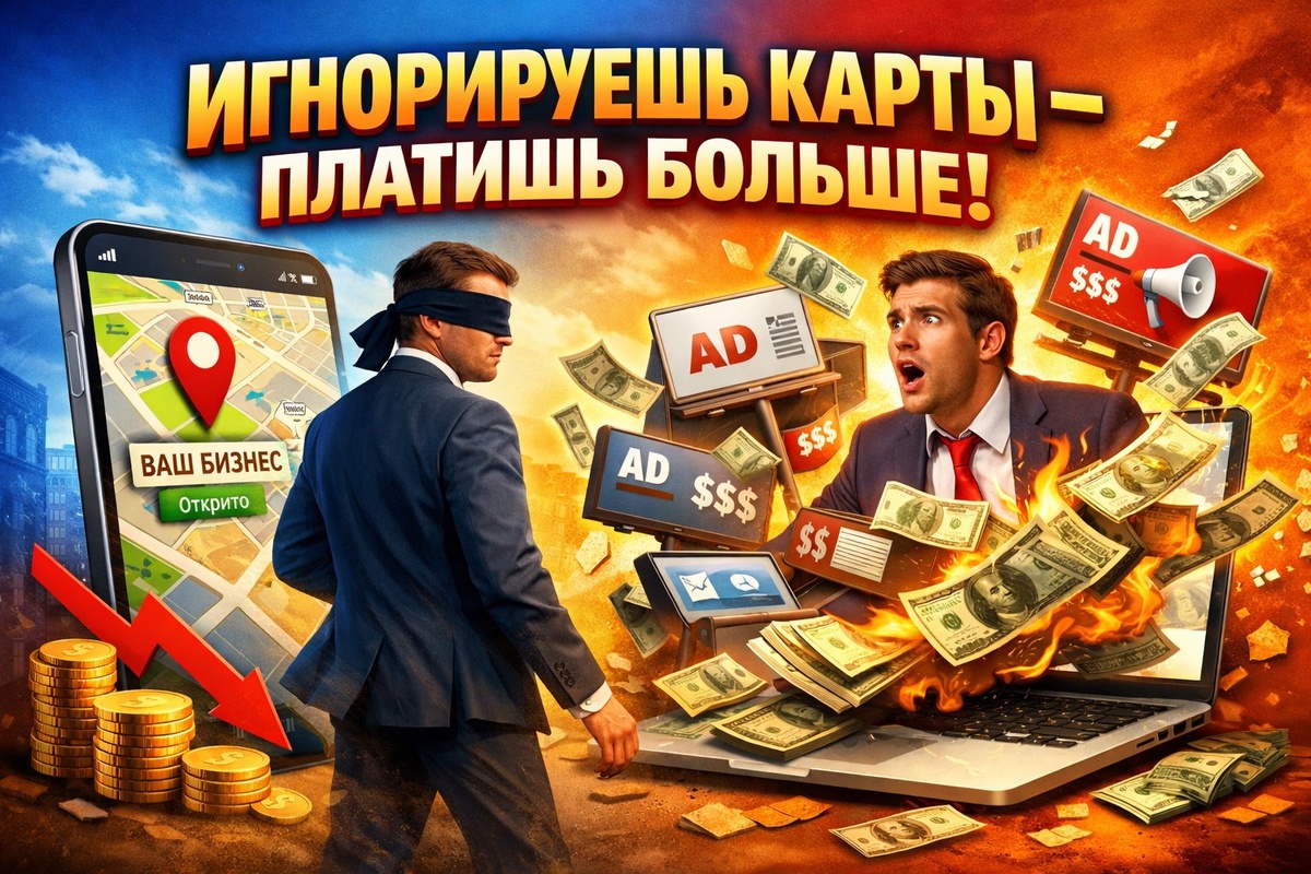 Почему часть бизнеса недооценивает карты, а потом переплачивает за другие каналы рекламы 