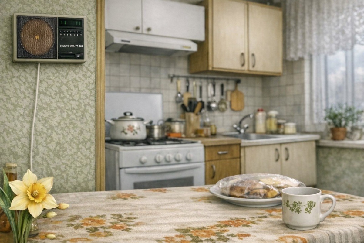 Радиоточка на кухне
