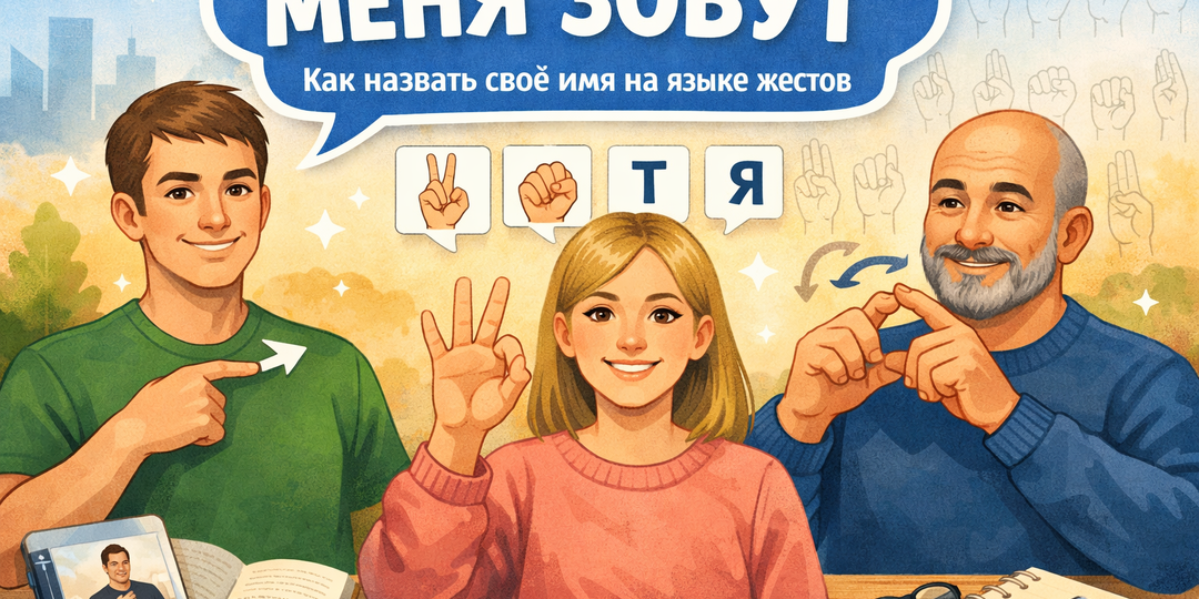 Как сказать свое имя на языке жестов и освоить азы жестового языка