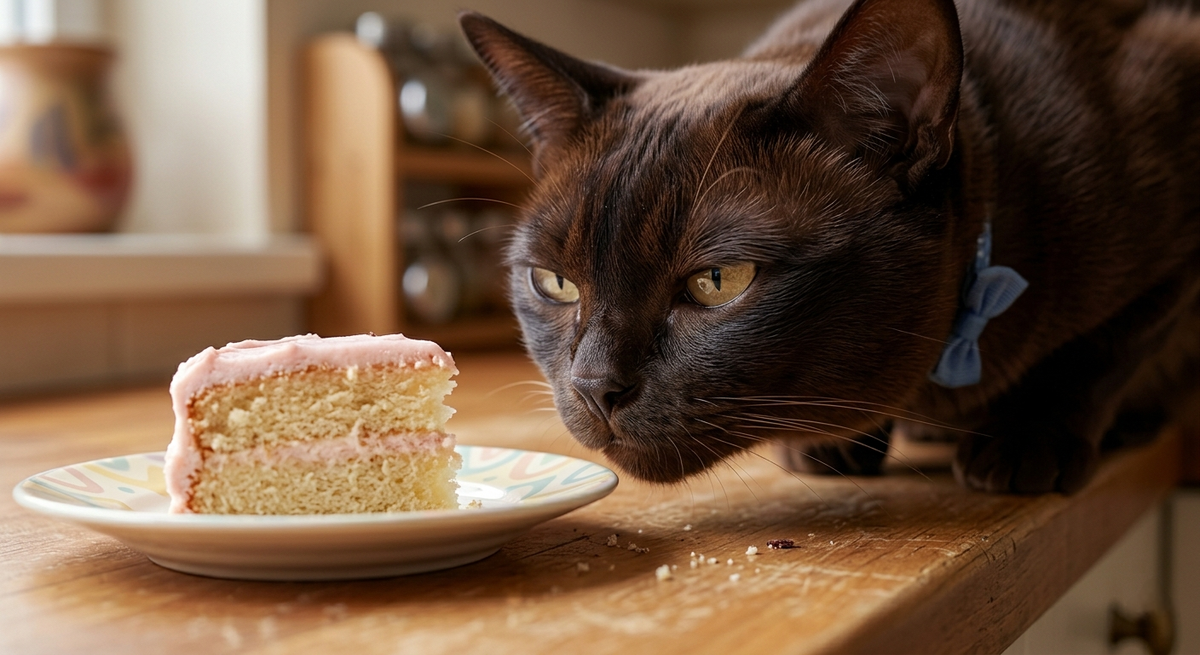 Кошка не просит конфету — у неё просто нет рецепторов сладкого. Но мороженое она всё равно выпросит. Из принципа. Смешной факт о кошачьем вкусе. Читайте в блоге «Жизнь с лапками» 🐱🍰