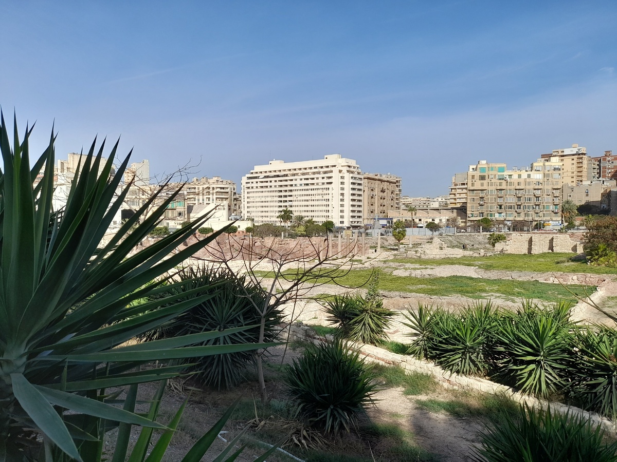 Александрия. Вид на музей под открытым небом