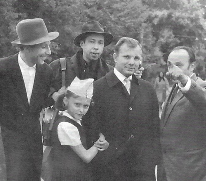 Юрий Гагарин в Рязанском кремле. 1965 год