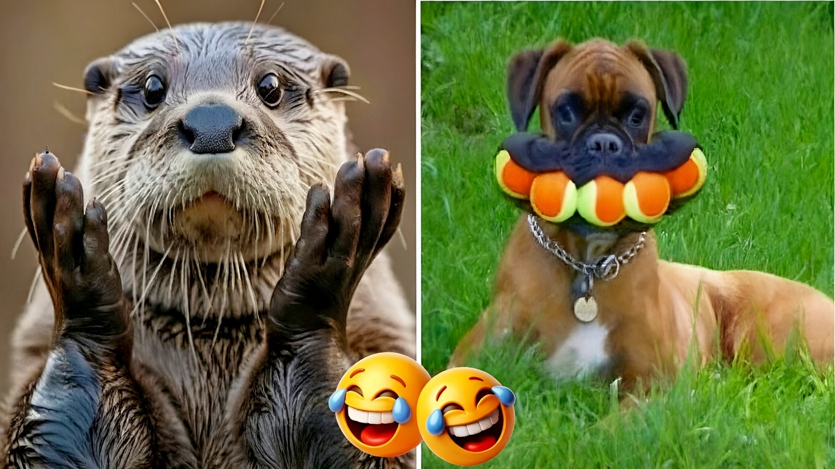 Смотрите, что вытворяют эти забавные животные, смех и умиленье гарантированы.