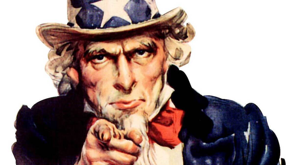     Джеймс Монтгомери Флэгг. Дядя Сэм (фрагмент плаката). 1916