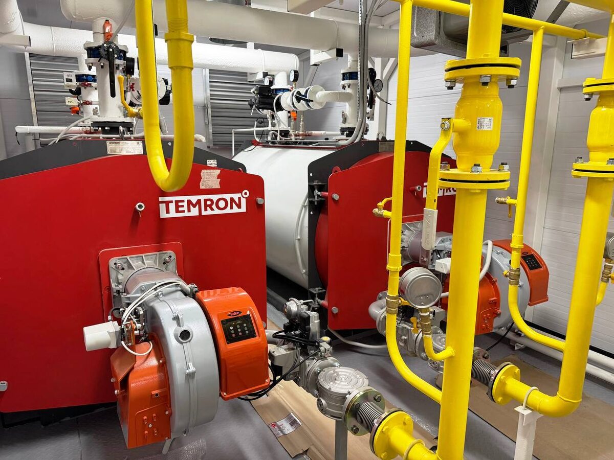 Блочно-модульная котельная на промышленных котлах Temron