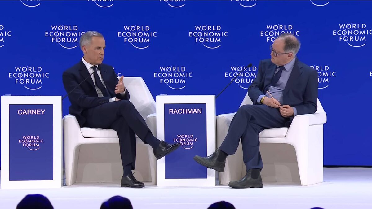     Премьер-министр Канады Марк Карни на Всемирном экономическом форуме в Давосе. 2026   
(cc) World Economic Forum