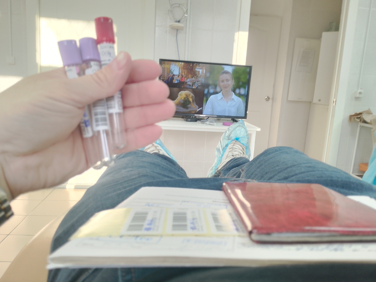 Фото перед донацией