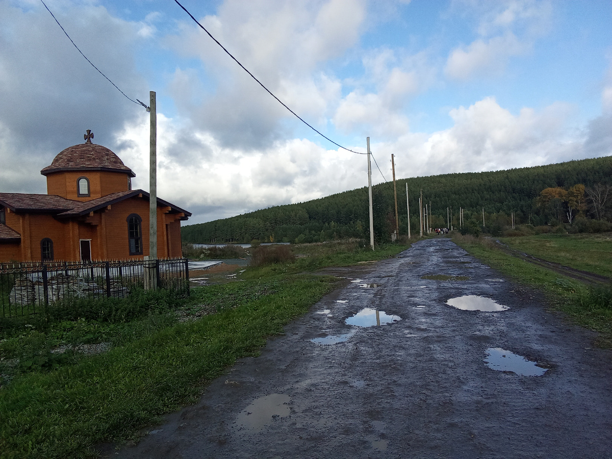 Дорога к плотине