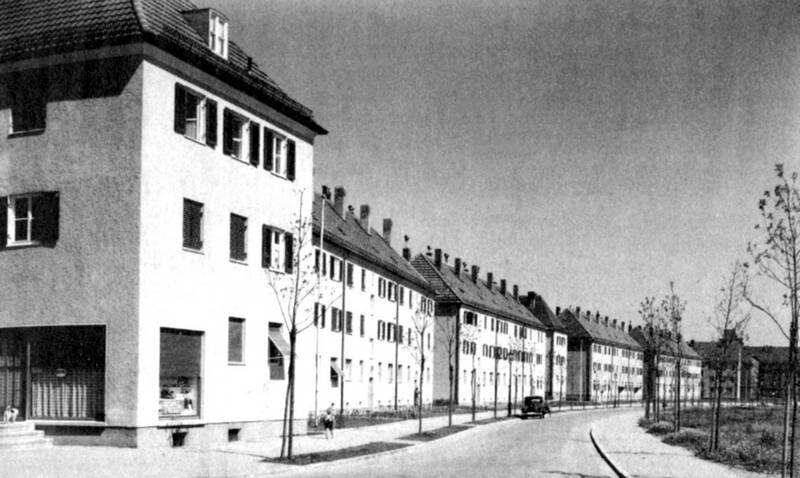 Новые жилые дома в Аугсбурге (1937)