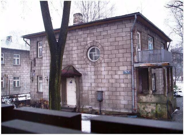 Рига, конец 1930-х — один из первых домов из мелких газобетонных блоков плотностью D800, сохранившийся до наших дней.