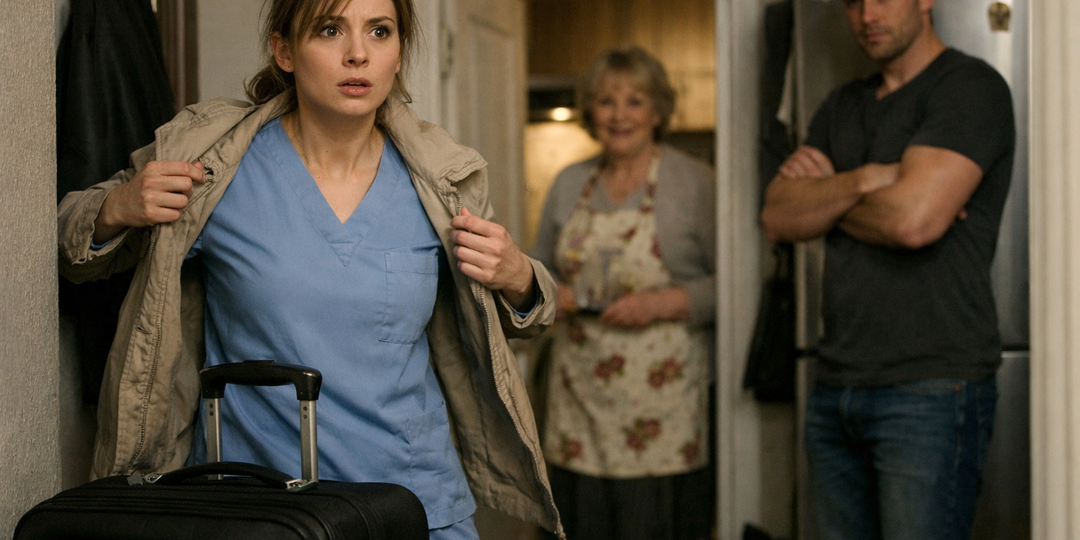 Вернулась домой после смены — в моей прихожей стоял чужой чемодан. Муж сказал: “Мама приехала”