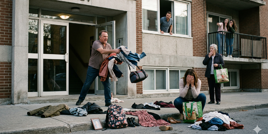 Муж при соседях вышвырнул мои вещи: «Надоела!» Спустя месяц он узнал настоящий диагноз своей любовницы