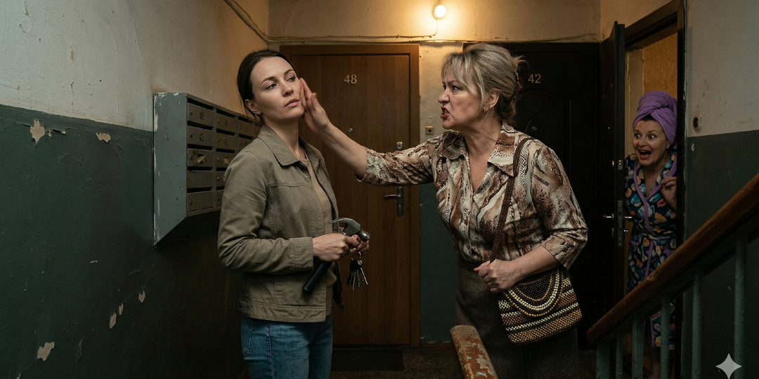 Свекровь при соседях ударила меня: «Грязь!» Через 12 минут кредиторы навсегда выгнали её из квартиры