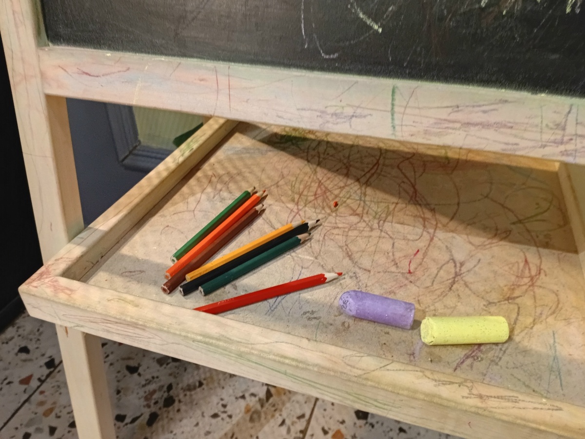 Детский уголок в кофейне "Цех 85". 