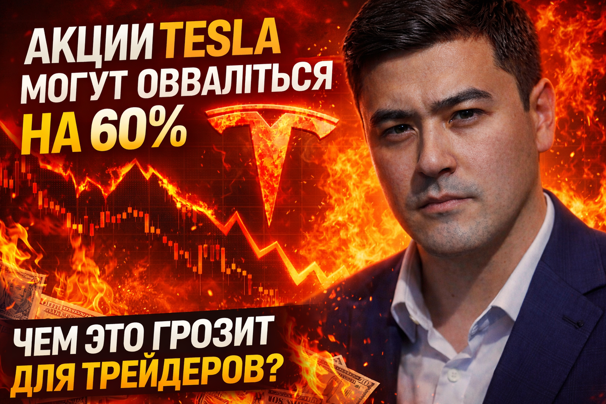 Акции Tesla могут обвалиться на 60%: прогноз JPMorgan и причины падения TSLA
