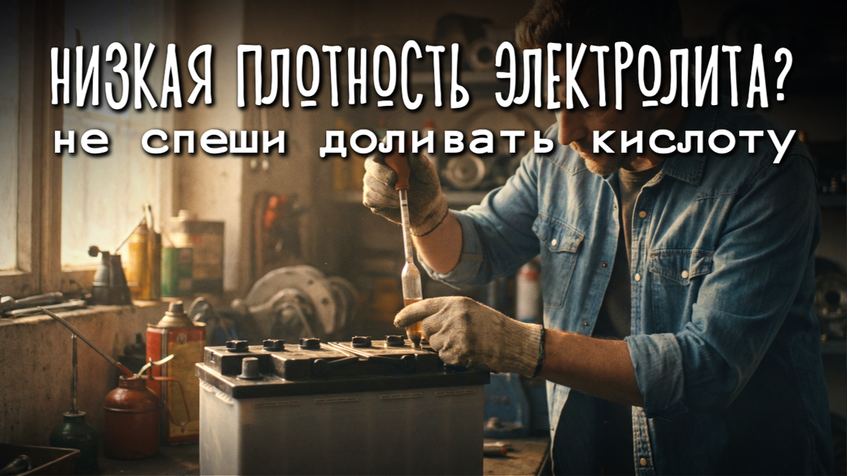 Как измерить уровень и плотность электролита в аккумуляторе?