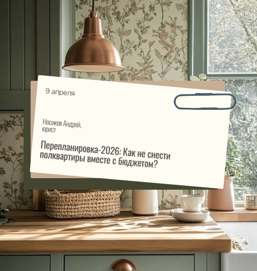 Перепланировка-2026: Как не снести полквартиры вместе с бюджетом?