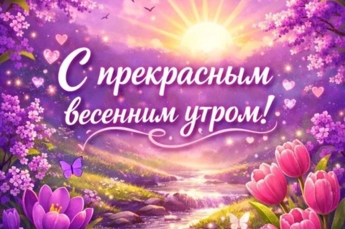    С добрым весенним утром!