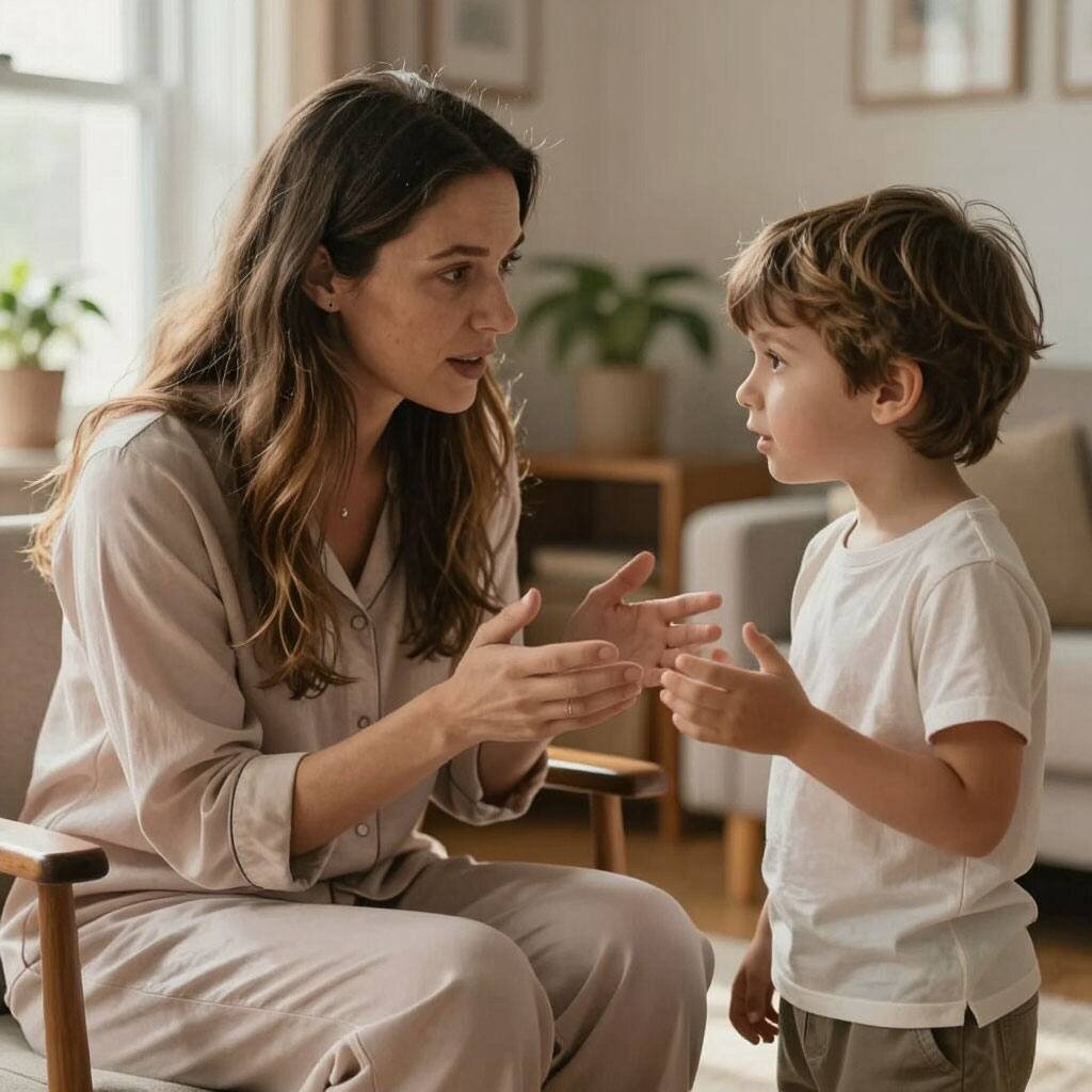 Иногда терпения, чтобы поправить ребенка в сотый раз, уже не хватает 