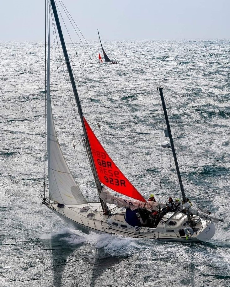 Рис 1 Вот примерно такое лавирование . Только ручное управление штурвалом, автопилот с обруливанием такой волны не справится. Однако день кончился и наступила ночь.
