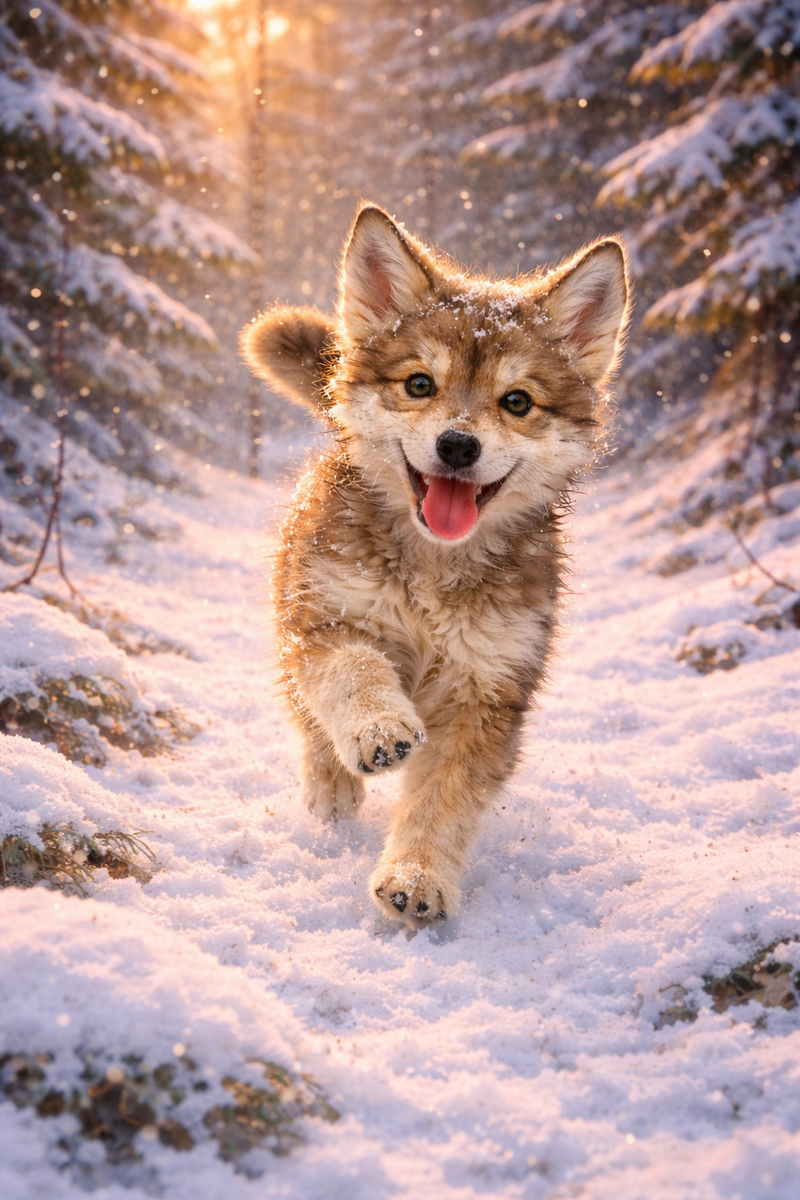 Ай исследует лес и его запахи