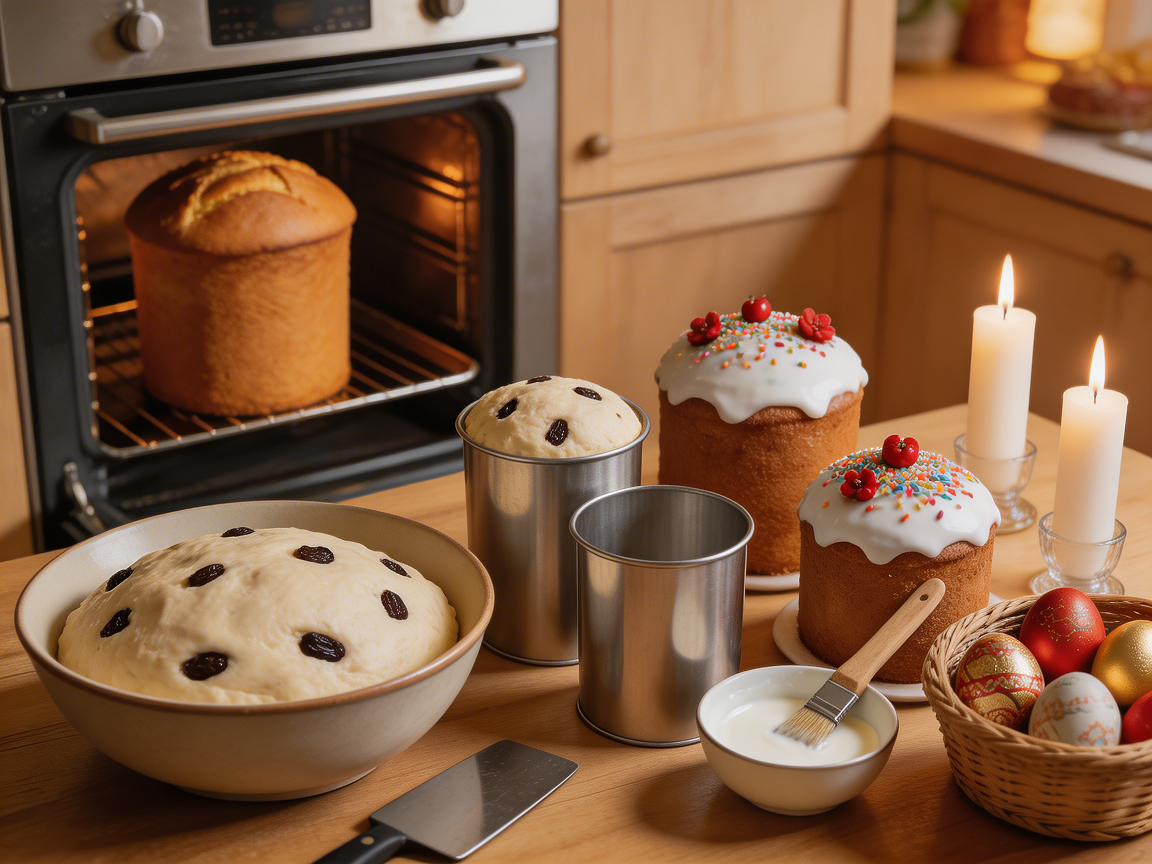 Выпечка куличей на Пасху