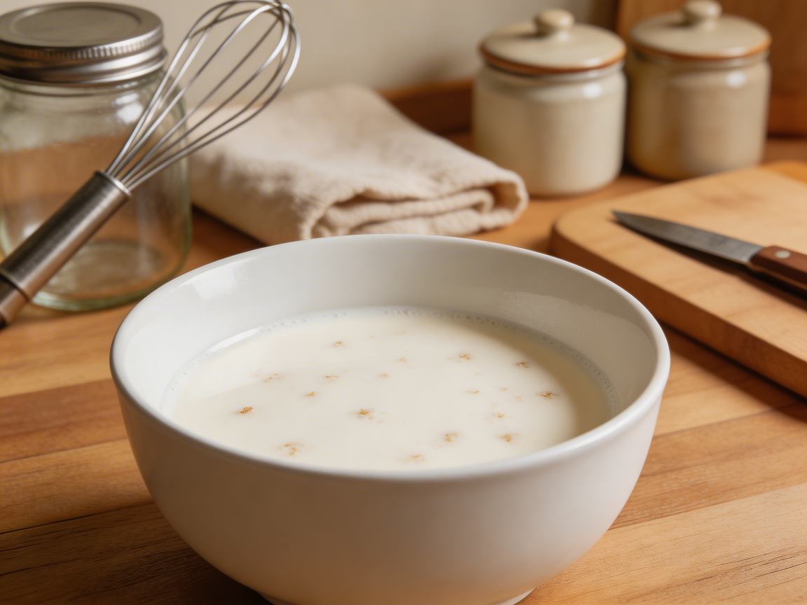 Подготовка дрожжей для теста