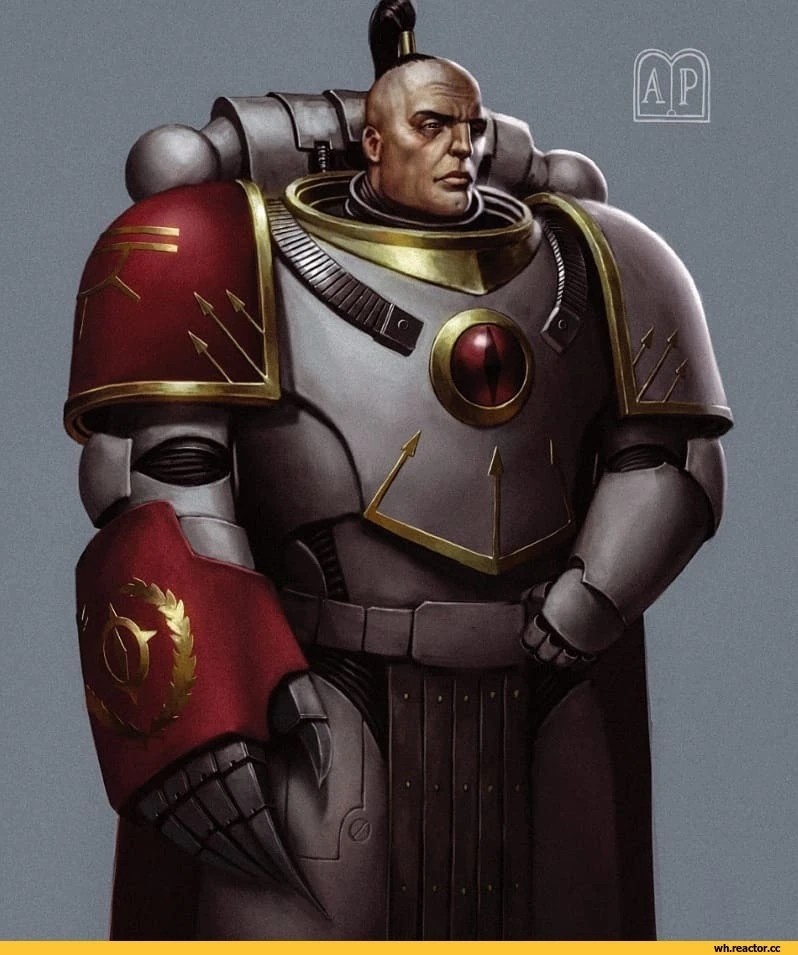 Лунный Волк Эзекиль Абаддон. Броня "молочно-белая"...