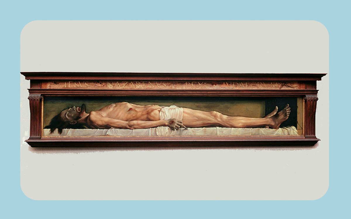 Та самая картина Ганса Гольбейна «Мёртвый Христос в гробу», 1521-1522