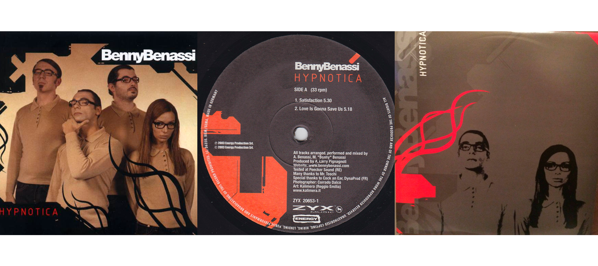 Альбом Hypnotica от Benny Benassi, на виниле. Источник: www.discogs.com