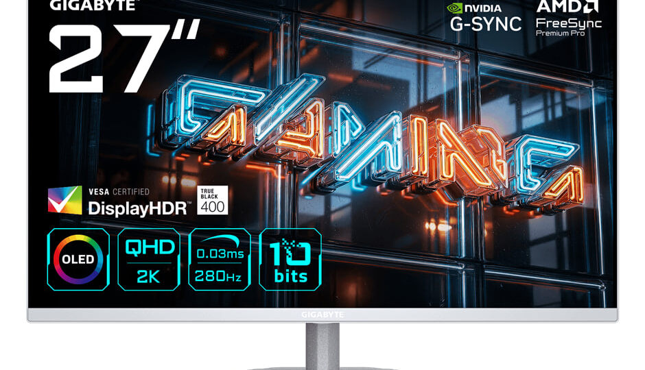 Новый OLED-монитор GIGABYTE с 280 Гц уже в продаже