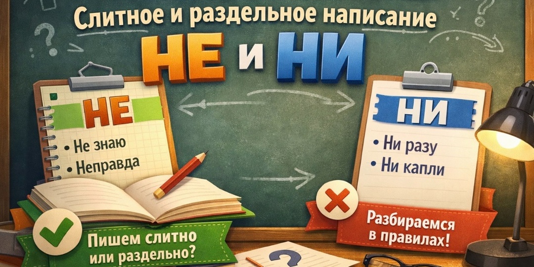 Задание 13 ЕГЭ по русскому языку: Слитное и раздельное написание НЕ и НИ.