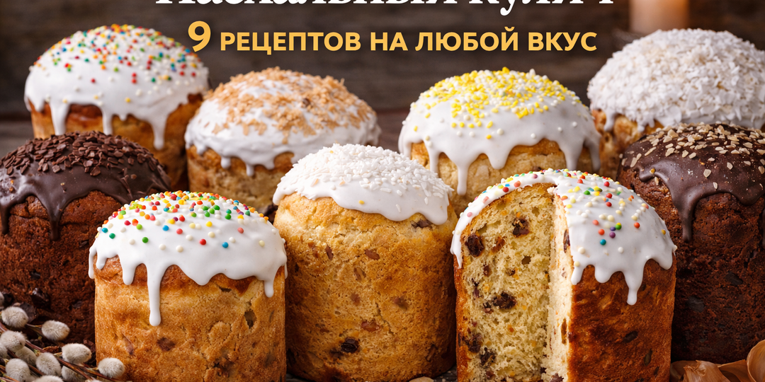 🕊️ Пасхальный кулич: 9 рецептов на любой вкус и настроение