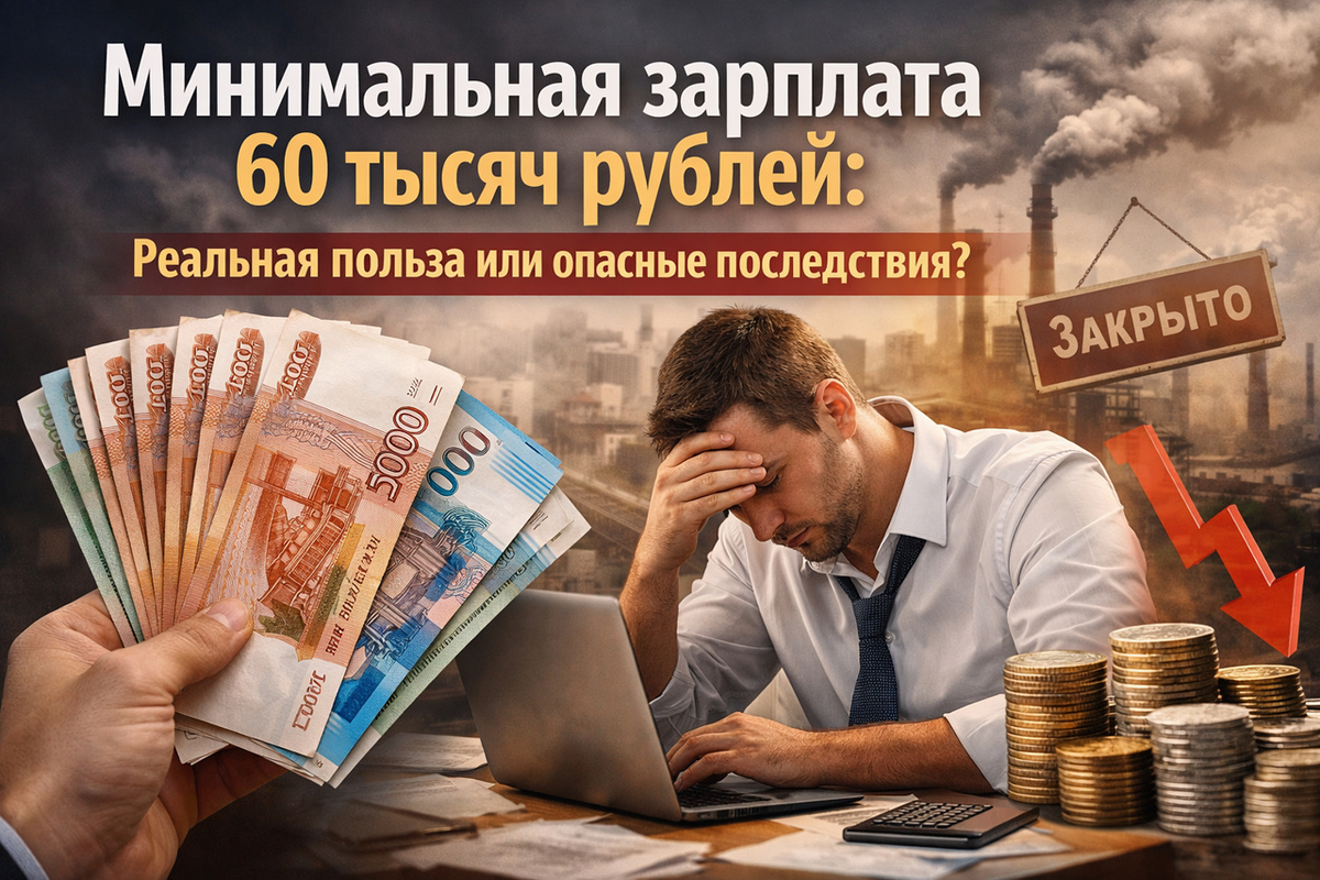 МРОТ 60 тысяч рублей: зарплатная мечта или финансовая ловушка?