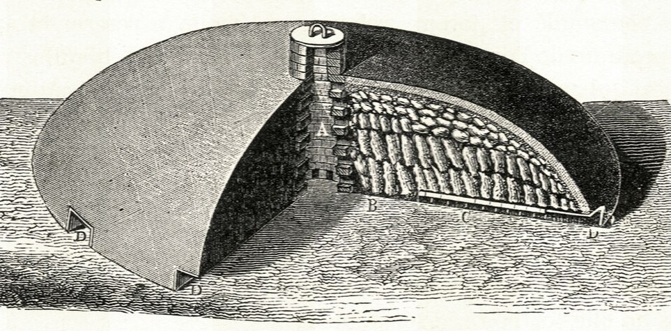 Угольная печь XVIII века