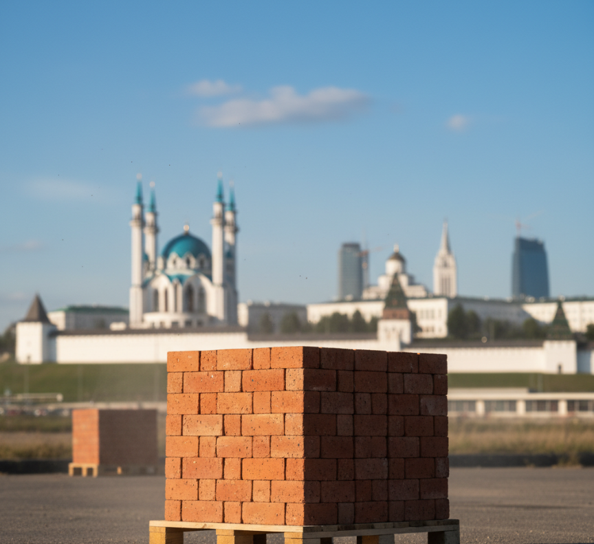 Купить кирпич в Казани 2026