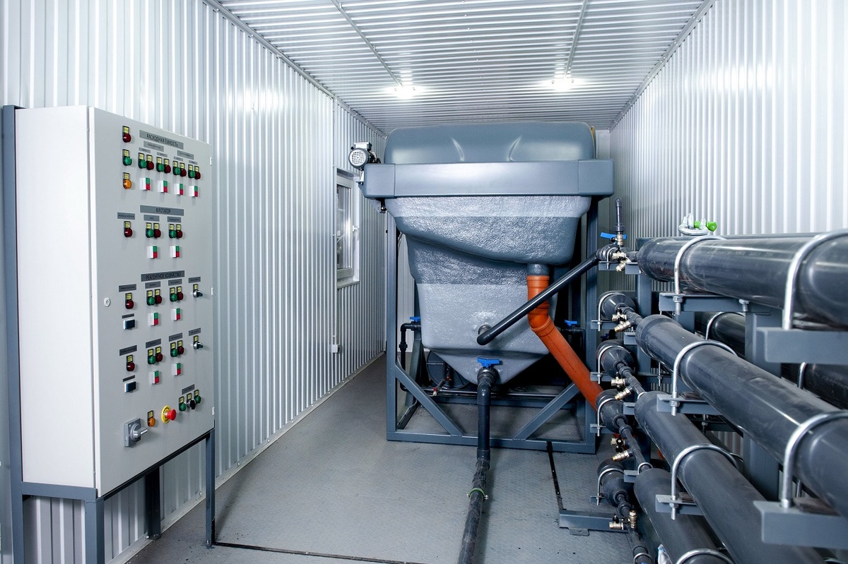 Очистные сооружения по очистке промышленных сточных вод