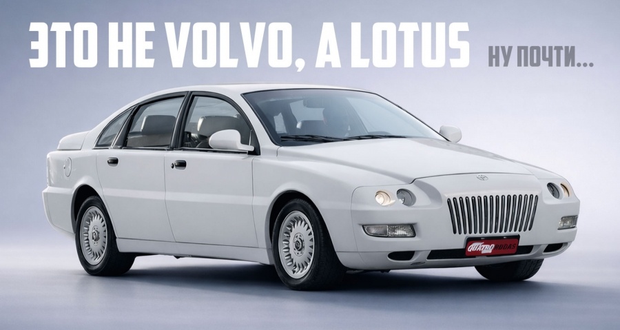 И не Volvo, и не Lotus: бразильский седан Emme Lotus 422T с двигателем от Lotus Esprit и внешностью концепта Volvo