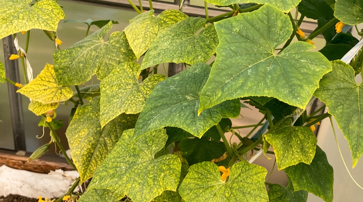 Почему желтеет рассада огурцов 