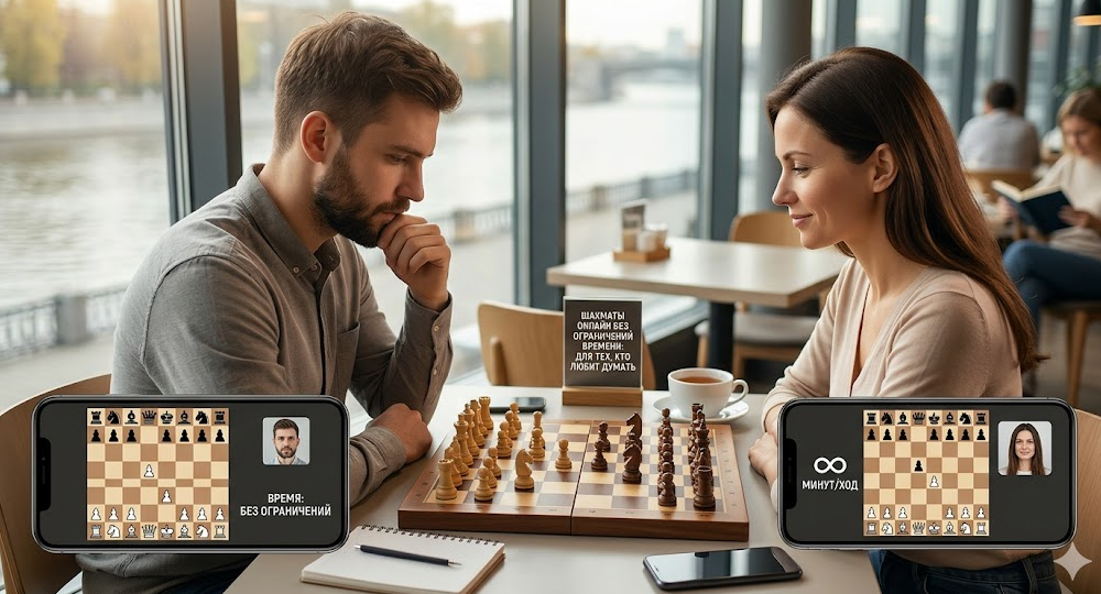 Шахматы онлайн без ограничения времени: для тех, кто любит думать