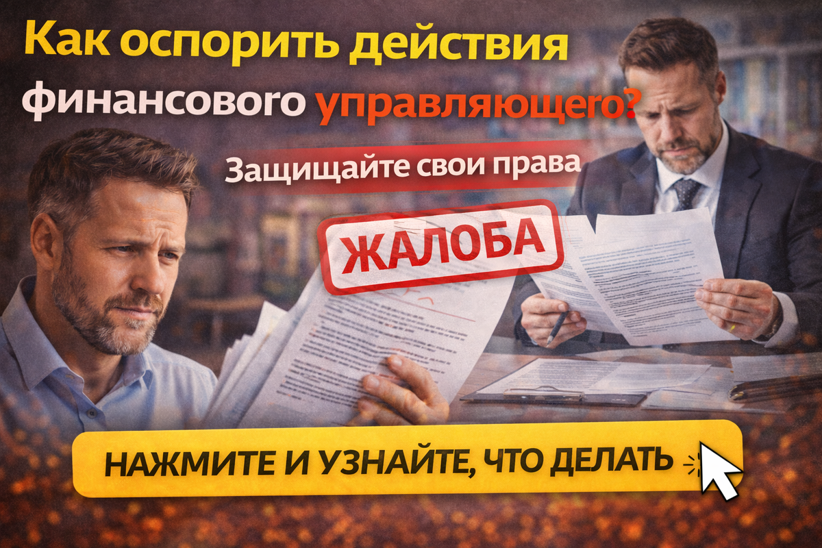 Как оспорить действия финансового управляющего?